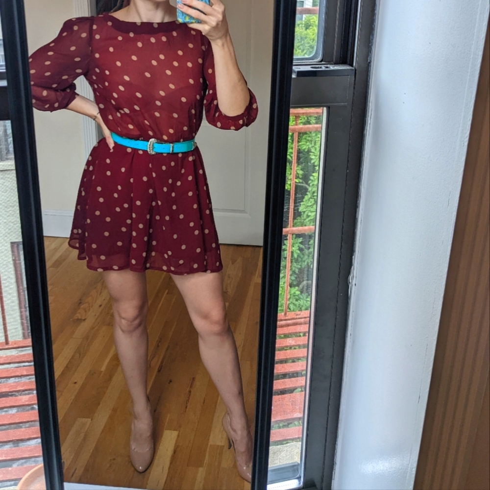 Little One Preppy Polka Dot Dress